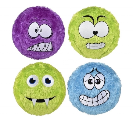 Unisexo 6&quot; Monstro Púrpura Peludo Plush Bola Redonda Animal Recheado Brinquedo Alienígena Material de Bola Interior de PVC