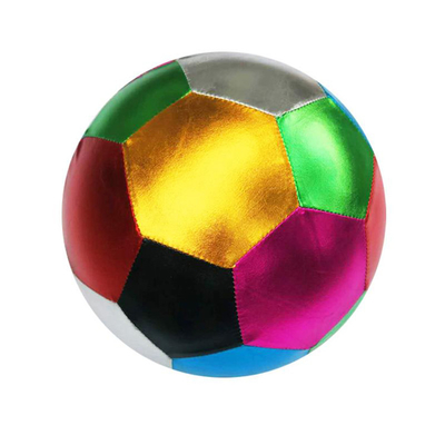 Unisex Assortimento de tecido metálico rebotante bolas infláveis de brinquedo roxo e verde