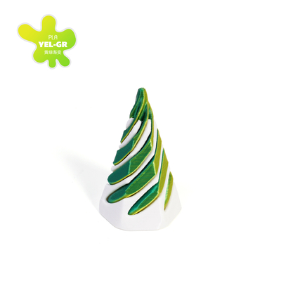 PLA 3D Impresso Vortex Thread Ilusão Passar através da Pirâmide Fidget Toy para Crianças e Adultos
