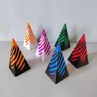 Brinquedo de cone espiral impresso em 3D Antifriado de estresse de alívio de depressão Brinquedo de espiral