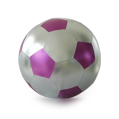 Unisex 60 cm tecido de poliéster brilhante Eco-friendly bola de futebol de PVC para crianças