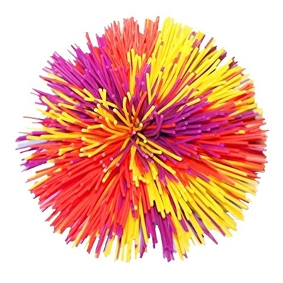 Bola de Estresse de Macaco Colorida Bola de Silicone Fluffy Bola de Silício Koosh