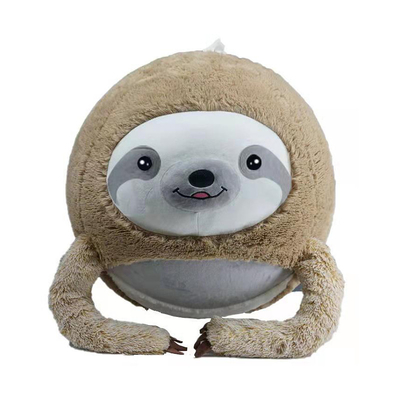 Botas infláveis de pelúcia brinquedo de inverno animais bounce boulders com PVC material de bola interna