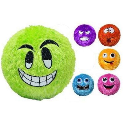 9' Diâmetro Poliéster Plush Smile Face Bouncing Balls para os clientes