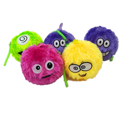 EMOT 15cm Bolas peludas Shaggy Plush Emoções Tassel Bolas internas Material PVC 15cm