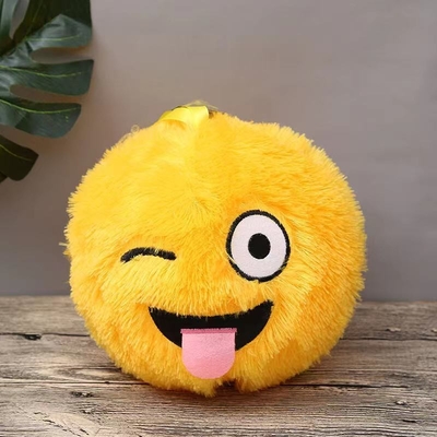 100g-600g de pelúcia bolas penduradas emoticons produção profissional