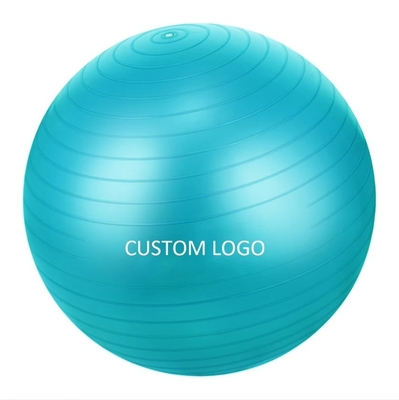 Availalbe OEM 55cm PVC Anti-Burst Gym Exercício bola de yoga com bomba de ar e colorido