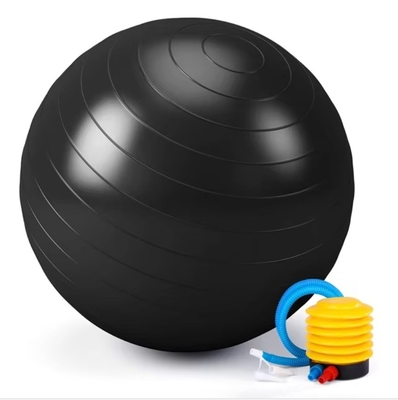 Availalbe OEM 55cm PVC Anti-Burst Gym Exercício bola de yoga com bomba de ar e colorido