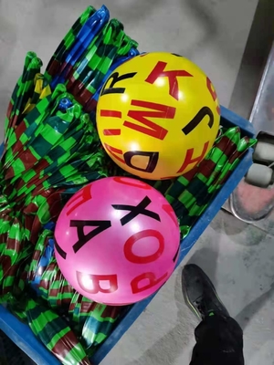9 &quot; Unicorno bola fedorento com chaveira espessa e inflável de longa duração brinquedo