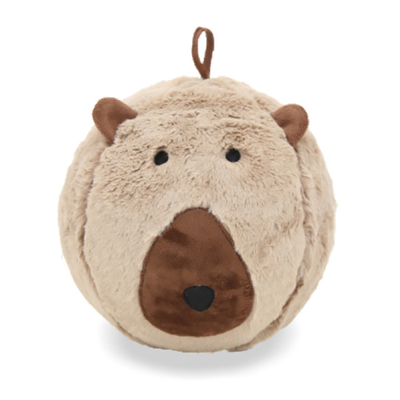 Amigos peludos de pelúcia bolas de boné brinquedos de Natal divertidos com material de bola interior de PVC