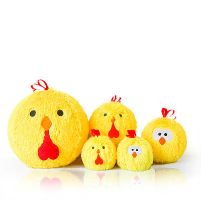 Adorável Pequeno Galinho da Páscoa Redondo brinquedo de pelúcia para crianças de 5-7 anos