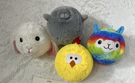 Adorável Pequeno Galinho da Páscoa Redondo brinquedo de pelúcia para crianças de 5-7 anos