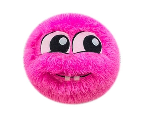 Skip Ball Emoj Inflável Caracter Soft Plush Ball Face Engraçado Peludo Neon Emoj Ball