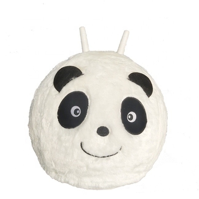 Divertimento ao ar livre Essential Unisex Jumping Ball com Cover Fluffy Plush e Rainbow Design