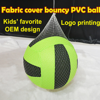 BM-F-r&amp;b Cobertura de tecido brinquedo inflável tendência para futebol bola de praia poliéster + PVC
