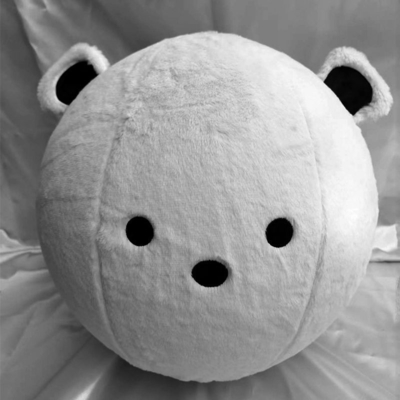 Relieve de estresse Bolas fluffy Hopper com cobertura de pelúcia Material de pele externa de poliéster