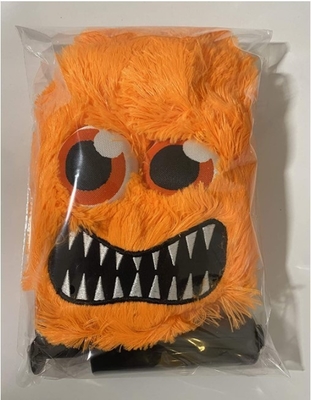 Unisex estilo 9&quot; cara engraçada inflável bola de pé peluda com olhos grandes amigos de abraço