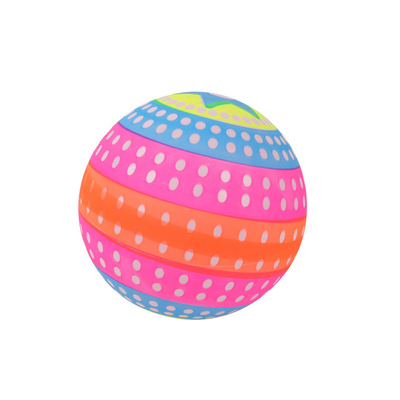 Logotipo personalizado Cor brilhante Impressão completa Bola de brinquedo de PVC de vinil para diversão ao ar livre e interior