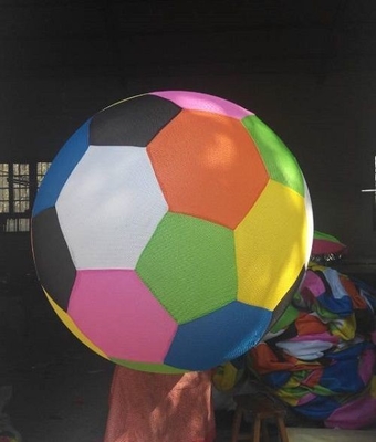 Bola de futebol de tecido inflável de 50 cm suave e leve personalizada para suas necessidades