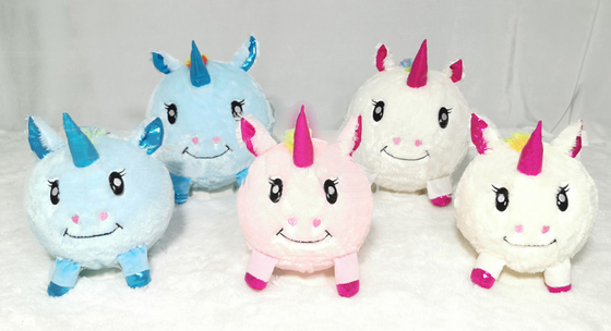 OEM ODM Aceito Bolas infláveis Buddy Cavalo-marino Diâmetro 12'' Bolas Plush Unicorn