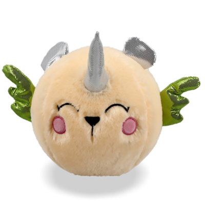 Adicione um pouco de magia ao seu tempo de jogo com a bola inflável Furry Friendz Plush Unicorn