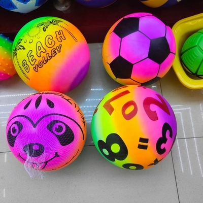 Rainbow 14 anos para cima Rainbow Toy Ball Pvc Volleyball Volleyball inflado para jogo de praia