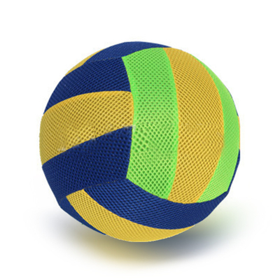 Bola inflável macia com cobertura de malha adição ao jogo de praia BM-1