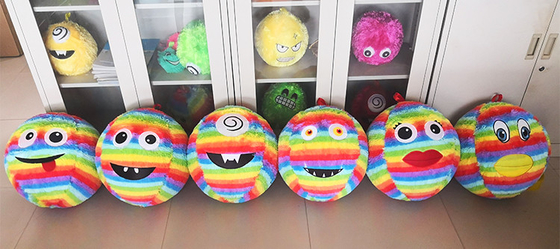 Bola de Neon Monstro Fuzzy Pvc Bola de Salto Inflável Perfeita para atividades ao ar livre