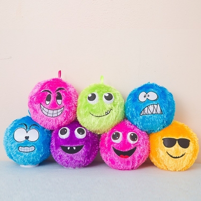 Soft Hairy Plush Bouncing Toy Balls Hand Catching Ball Toy Business Type's Bestseller O que é que eu quero?