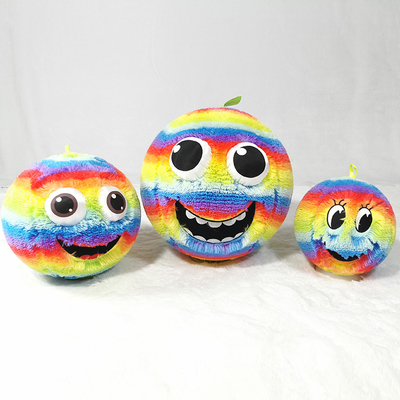 Unisex aceitável Custom Rainbow colorido inflável bola de pelúcia para personalização