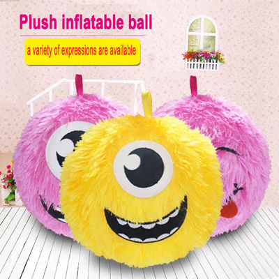 Bolas infláveis de plástico unisex com cara engraçada