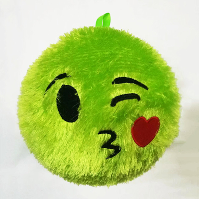 Segurança Unisex Soft Red Plush Baby Toy Pvc Bolas infláveis com Plush Neutro de Gênero