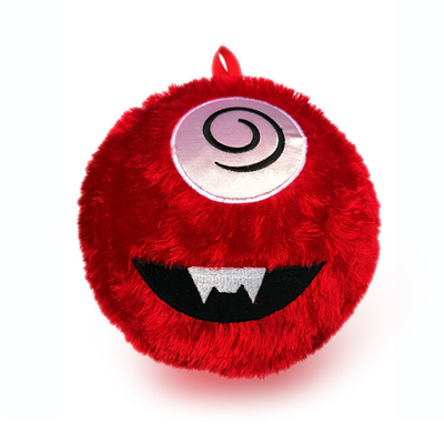 Segurança Unisex Soft Red Plush Baby Toy Pvc Bolas infláveis com Plush Neutro de Gênero