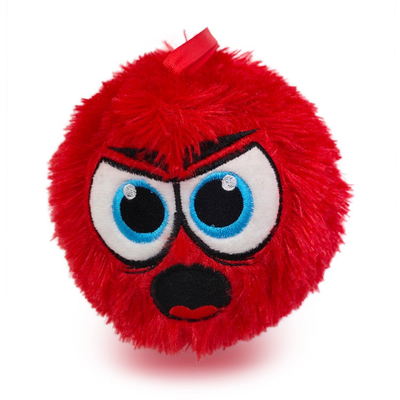 Segurança Unisex Soft Red Plush Baby Toy Pvc Bolas infláveis com Plush Neutro de Gênero