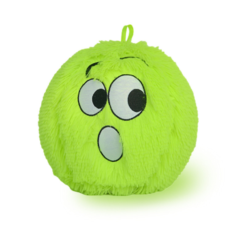 Assortimento Adorável Monstro de Bola de Pelúcia com Material de Bola Interior PVC Carinha Cartoon Face