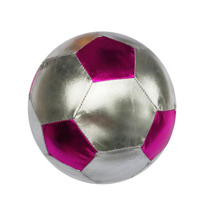 Unisex 60 cm tecido de poliéster brilhante Eco-friendly bola de futebol de PVC para crianças