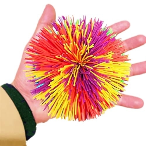 Bola de Estresse de Macaco Colorida Bola de Silicone Fluffy Bola de Silício Koosh