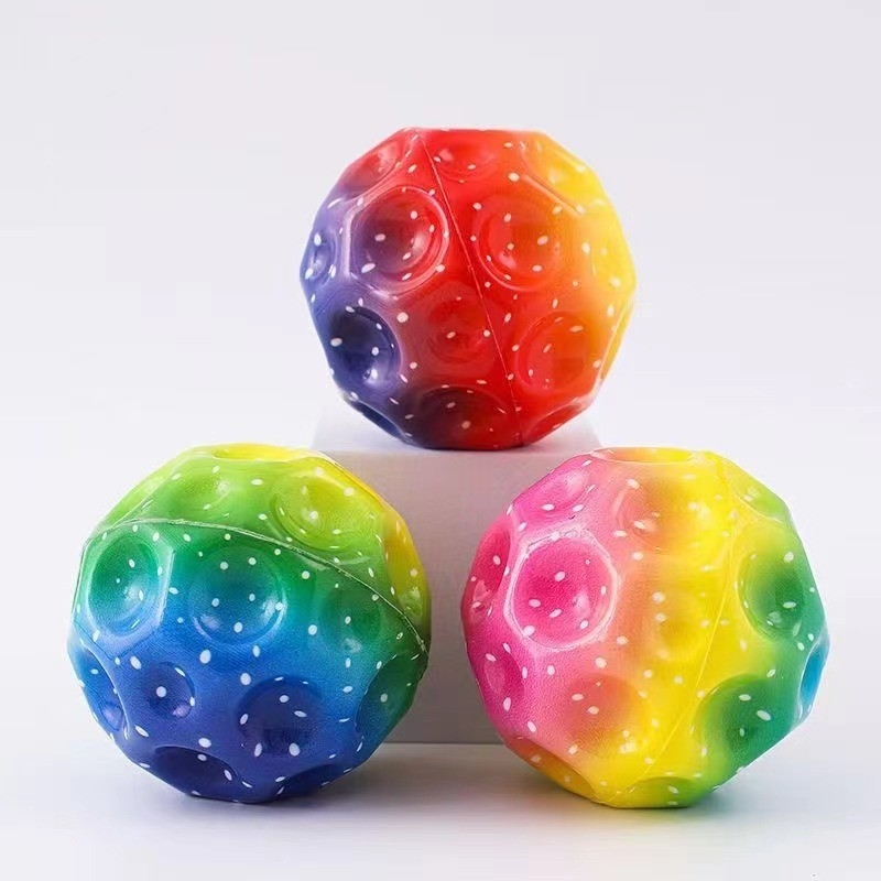 Bola de salto alto Bola de lua desporto alívio do stress Bola de coral brinquedo para crianças brincar