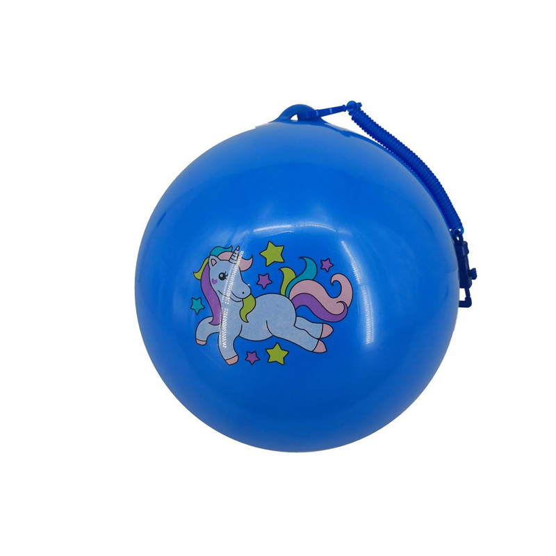 9 &quot; Unicorno bola fedorento com chaveira espessa e inflável de longa duração brinquedo