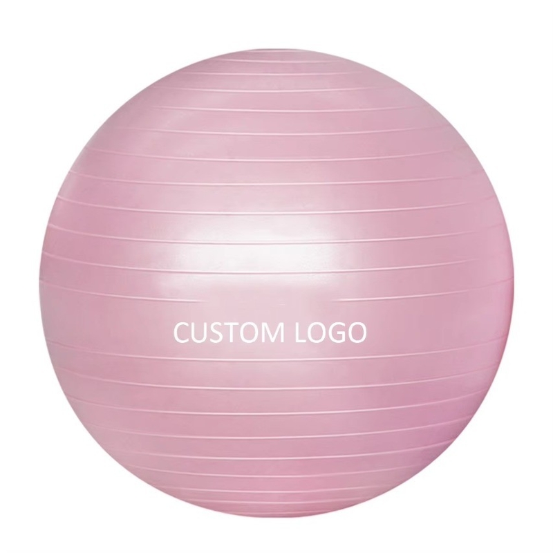 Availalbe OEM 55cm PVC Anti-Burst Gym Exercício bola de yoga com bomba de ar e colorido