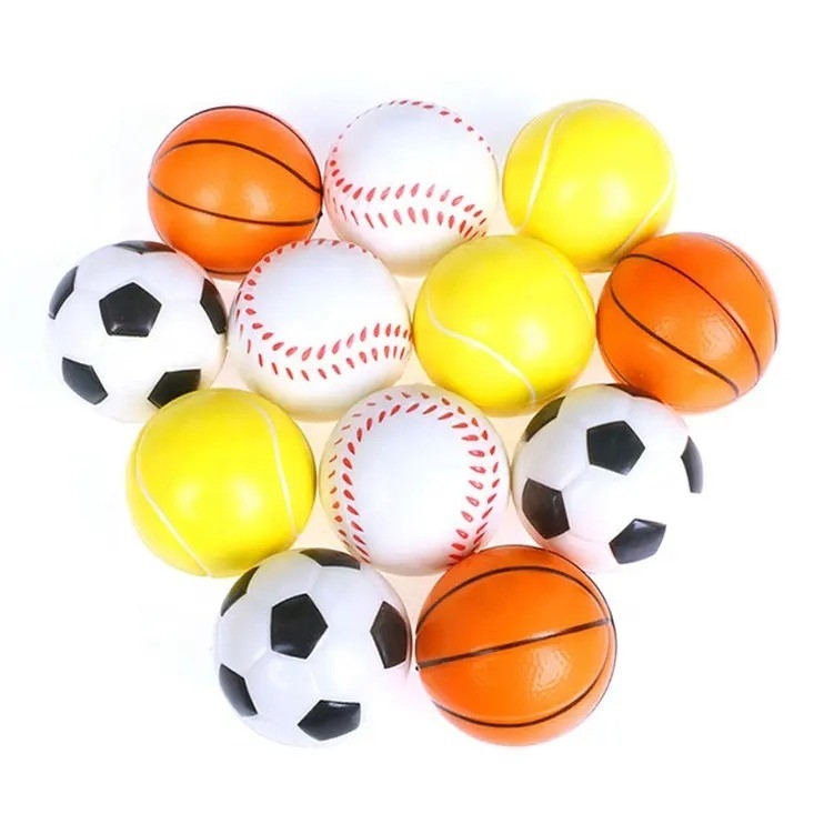 6.5CM/7.5CM Unisex Sports Stress Relax Balls para aliviar o estresse
